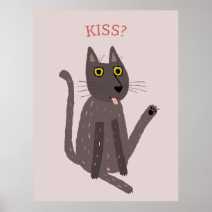 Funny Cat Humour Poster