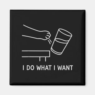 Funny Cat I Do What I Want Sarcastic Kitty Lover A Magnet