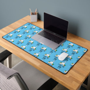Funny Cat I Love You Dad A Hole Lot Desk Mat
