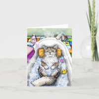 Funny Cat in Bath Cat 761 Bathroom art