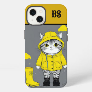 Funny Cat in Rain Boots – cat Humour iPhone 13 Case