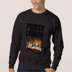 Funny Cat Inapproproate Embarrassing Adult Humour  Sweatshirt