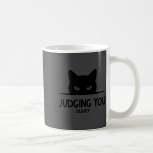 Funny Cat Judging You Silently  Coffee Mug