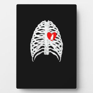 Funny Cat Kitten Skeleton Halloween Costume Gift Plaque