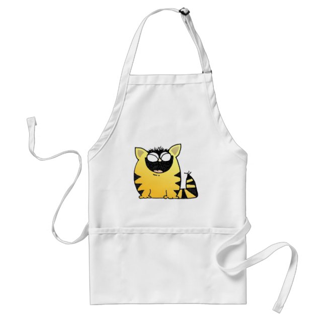Funny cat laugh standard apron (Front)