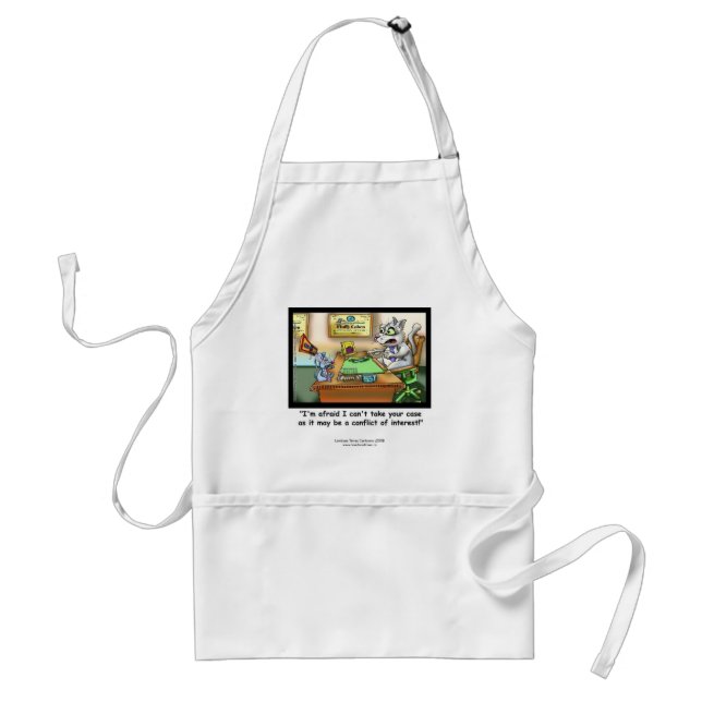 Funny Cat & Lawyer Funny Apron (Front)
