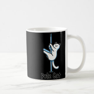 Funny Cat Le Dancing Or Is It A Lecat Wordplay Jok Coffee Mug