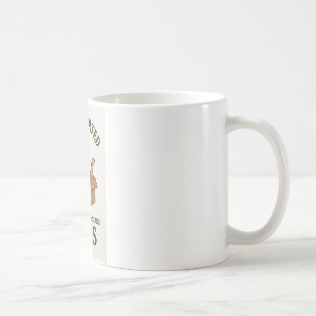 Funny Cat Lover Design Coffee Mug (Right)