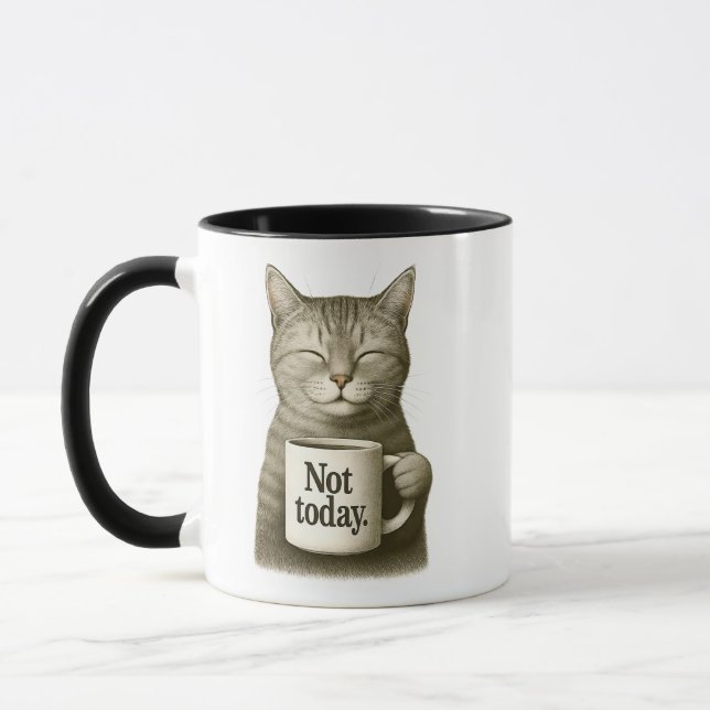 Funny Cat Lover Mug (Left)
