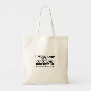 Funny Cat Lover Tote Bag