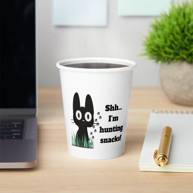 Funny Cat Lovers Paper Cups (Insitu)