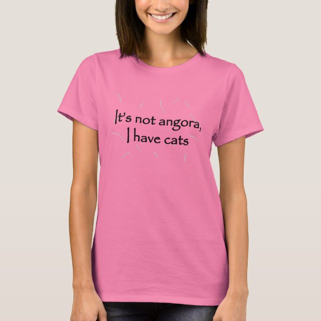Funny cat lover's t-shirt (Front)