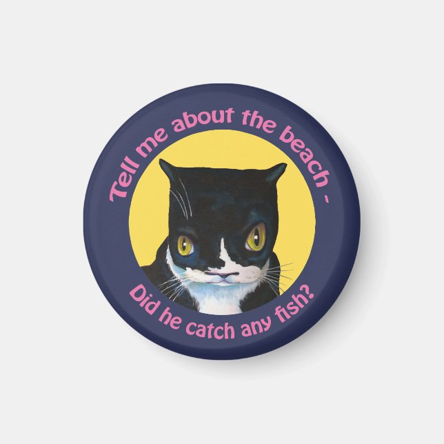 Funny Cat Magnet (Front)