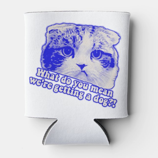 Funny cat meme for cat lovers and cat owners can cooler (Front)