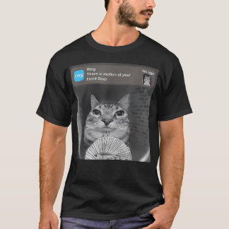 Funny Cat Meme Money Doorbell T-Shirt