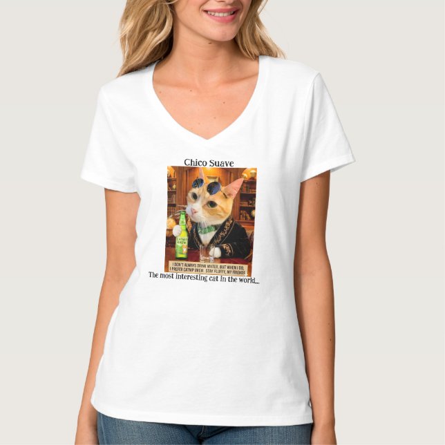 Funny Cat Memes T-Shirt (Front)