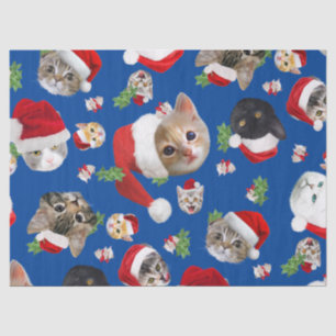 Funny cat mouse and catnip christmas tissue tissue paper