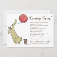 Funny Cat Mouse Illustration And Text Pregnancy