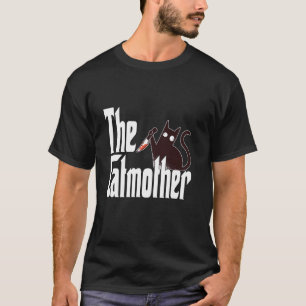 Funny Cat Mum Catmother Crazy Black Cat Mother Kit T-Shirt