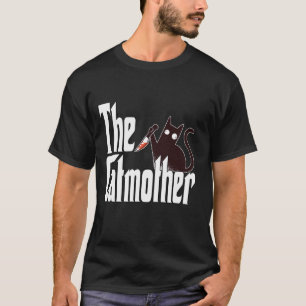 Funny Cat Mum Catmother Crazy Black Cat Mother Kit T-Shirt