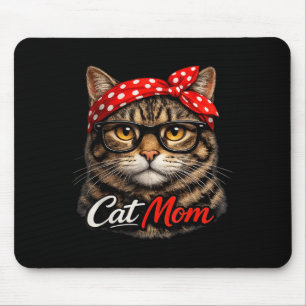 Funny Cat Mum Cute Cat Lovers Mothers Day Mouse Pad