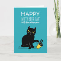Funny Cat Mum Cute Happy Mother's Day