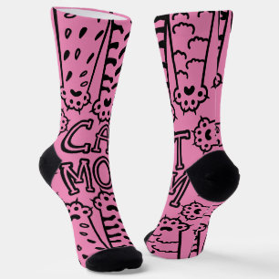 Funny Cat Mum Paws Socks