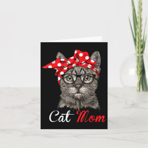 Funny Cat Mum Shirt For Cat Lovers-mothers Day Gif Card