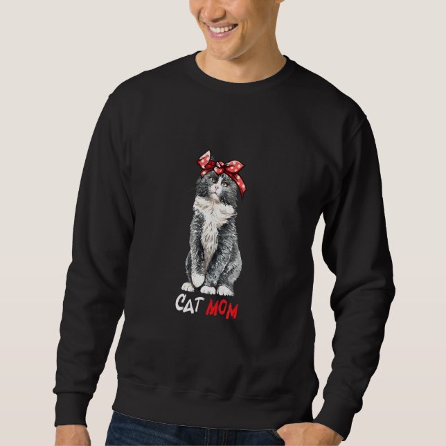 Funny Cat Mum Sweatshirt (Front)