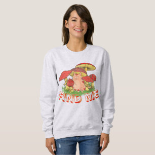 Funny Cat Mushroom Sweatshirt
