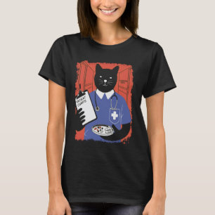 Funny Cat Nurse Doctor Long Sleeve T-Shirt