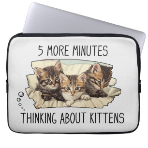 Funny Cat or Kittens Laptop Sleeve