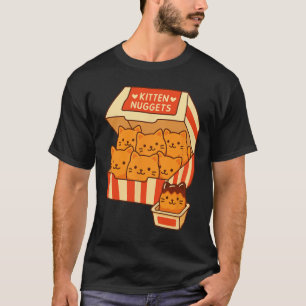 Funny Cat Owner Tee Kitten Nuggets Food Chicken Nu