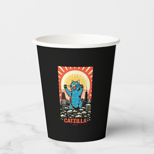 Funny Cat Paper Cups (Front)