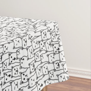 Funny cat pattern tablecloth