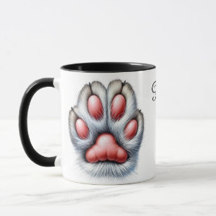 Funny Cat Paw Coffee Mug