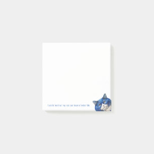 Funny Cat Personalised Stationery Post-it Notes