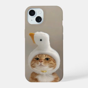 Funny Cat Phone Case – iPhone 15 Slim Fit Case