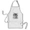 Funny cat photo apron with personalizable text