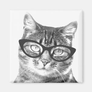 Funny cat photo magnets