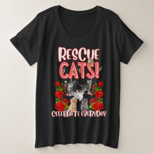 Funny Cat Plus Size T-Shirt