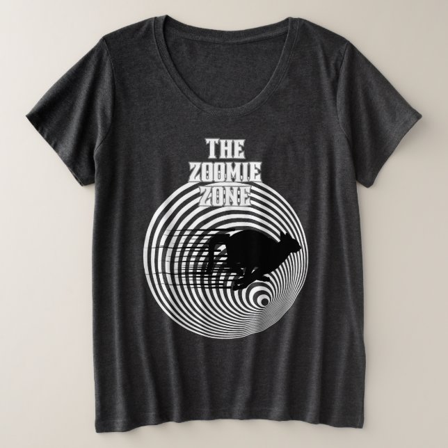 Funny Cat Plus Size T-Shirt (Design Front)