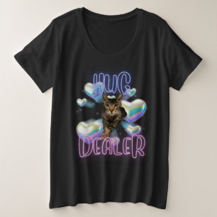 Funny Cat Plus Size T-Shirt