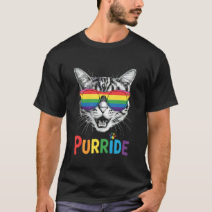 Funny Cat Purride LGBT T-Shirt