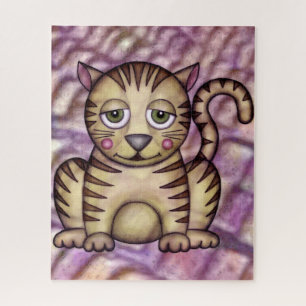 Funny Cat Puzzle, 16" x 20", 520 pieces Jigsaw Puzzle