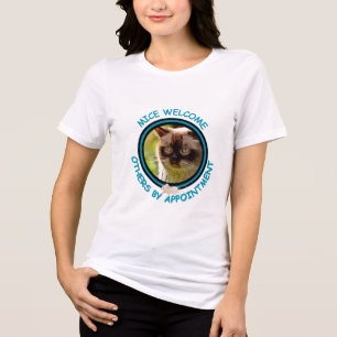 Funny Cat Quote For Her Tri-Blend Shirt