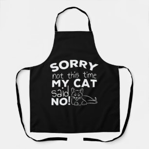 Funny Cat Quote Gift cats Apron
