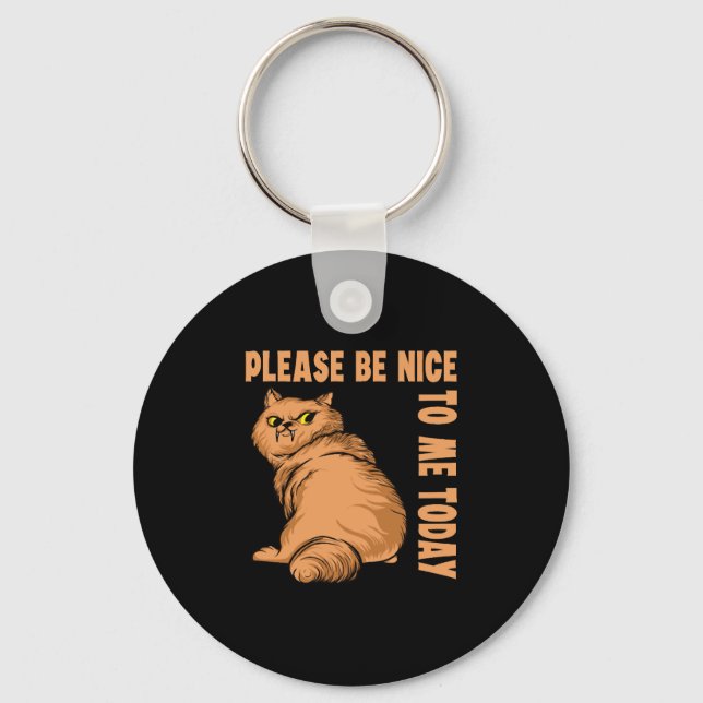 Funny Cat Quote Tomcat nice Design  Key Ring (Front)