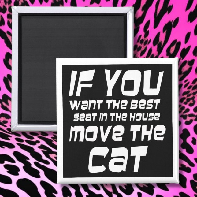 Funny cat quotes novelty magnets humour gag gifts (Creator Uploaded)