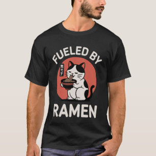 Funny Cat Ramen Fuelled by Ramen Japanese Kawaii A T-Shirt